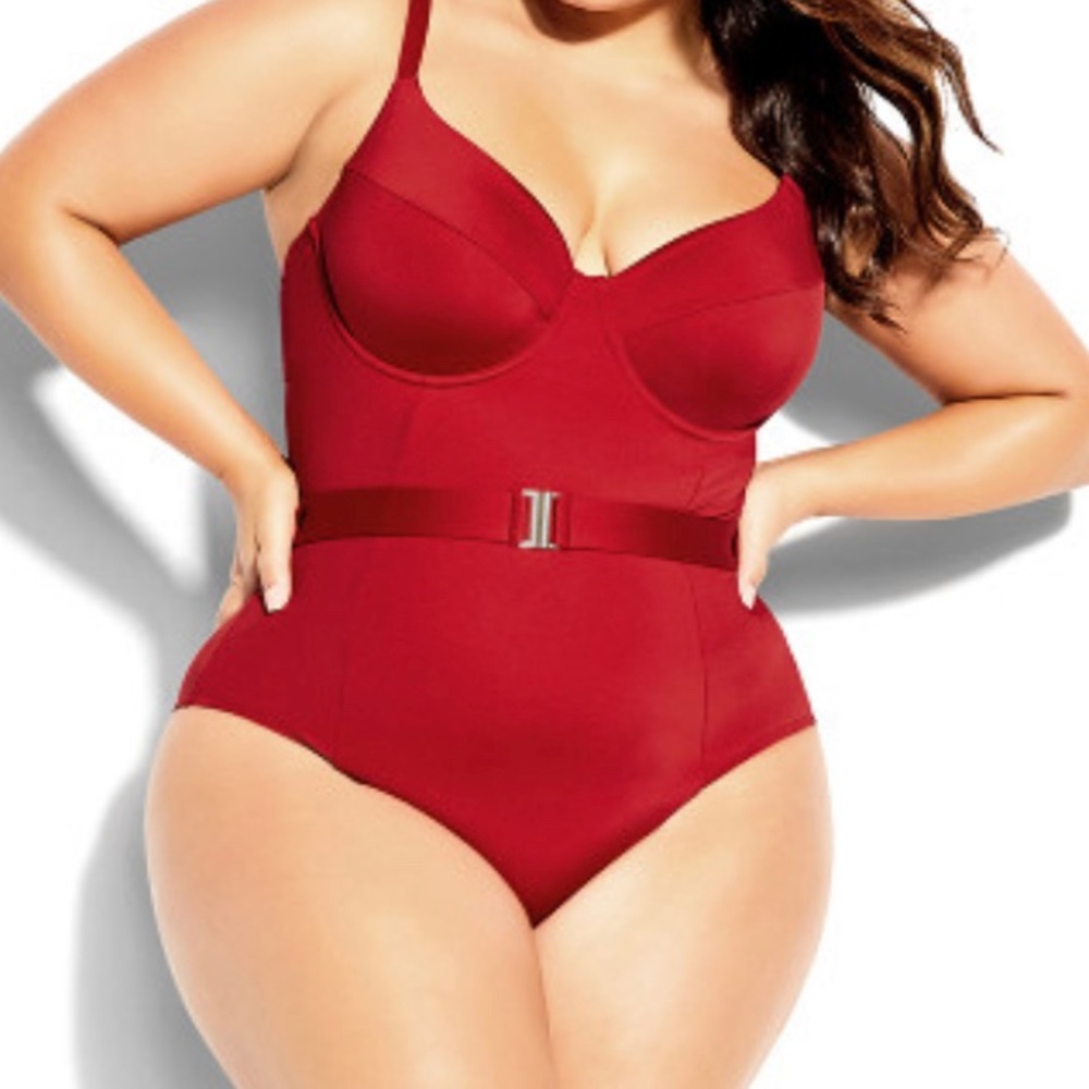 New City Chic One Piece Bathing Suit